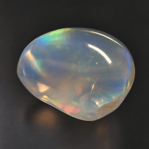 Jelly or water opal, a clear glassy stone with soft color