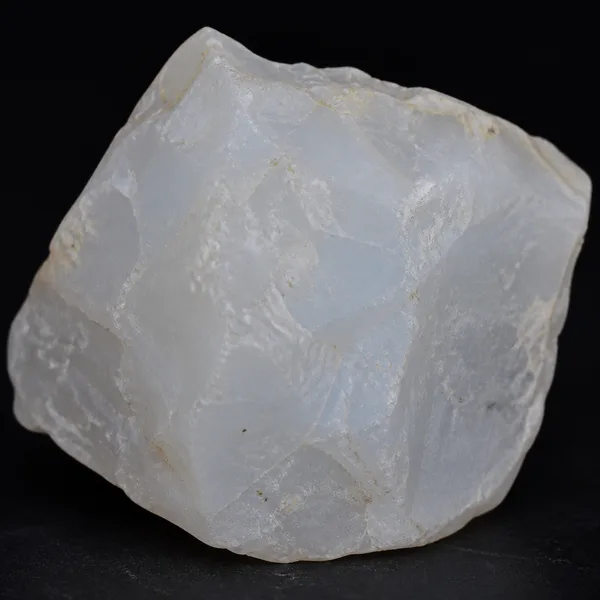 Rough milky gray potch opal with no play-of-color